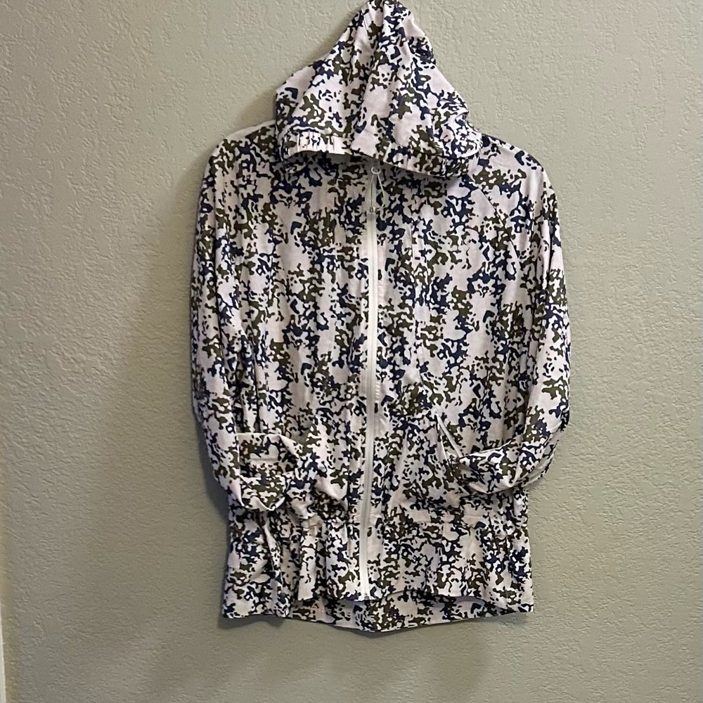 Diadora Camouflage Pattern Lightweight Windbreaker Jacket